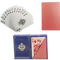Brangdy Plastic Bridge Playing Cards (5 Decks) raudona