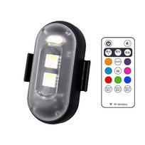 Charging Night Flight Remote Control LED Strobe Lights Anti-collision Aircraft Light Warning Light 1Pcs