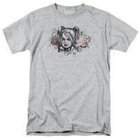 26 Batman Arkham Knight HQ Sketch T Shirt Mens Licensed Harley Quinn Tee Sport Gray Unisex T-Shirt XL