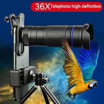 36x Telephoto Mobile Phone Camera Lens Multi Element Compact Universal Easy Install Zoom Lens Premium Smartphone Camera Lens mėlyna