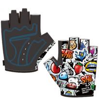 2026 New Outdoor Sports Gloves Silica Gel Microfiber Comfortable Durable Short Finger Children Half Gloves For Children Cycling