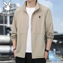 Playboy Men's Lightweight Sun Protection Jacket M chaki
