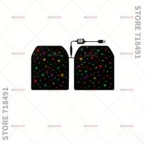 GQWUF1 For Ferrari Stradale SF90 Competizione 812 GTS Daytona SP3 Purosangue GTB 296 USB Car LED Starry Sky Foot Mat DIY Can Be Cut