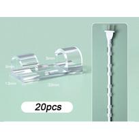 Cable Organizer Clips Cable Management Desktop Workstation ABS Wire Manager Cord Holder USB Charging Data Line Bobbin Winder