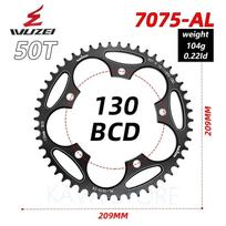 WUZEI 110/130 BCD 50/52/54/56/58/60T Road Bike Chainwheel Folding Round Narrow Wide Sprockets AL7075 Bicycle Chainring