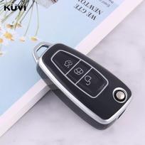 Tpu Auto Folding Key Fob Cover Case Bag Key Ring Fit For Ford Focus C-Max S-Max Galaxy Mondeo Ranger Transit Tourneo Custom Styling