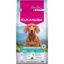 Sausas šunų maistas Eukanuba Adult Mono Protein, ėriena, 12 kg