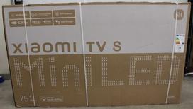 SALE OUT. Xiaomi TV S Mini 2025 75" (3840 x 2160) | Xiaomi TV | S Mini LED 2025 | 75 | Smart TV | Google TV | UHD | Black | DAMAGED PACKAGING | 32GB