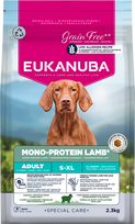 Sausas šunų maistas Eukanuba Mono Protein, ėriena, 2.3 kg