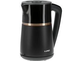 LUND ELEKTRINIS VIRDULYS 1,7L SU TEMP. REGULIAVIMU JUODAS