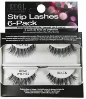ARDELL_Strip Lashes 6-Pack Demi Wispiesl 6 porų dirbtinių blakstienų, juodos spalvos