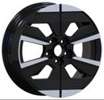 Ratlankis RACINGLINE YF6158 R17x7 4x108 ET 32 CB 65.1 (Black Polished Half Matt) (690 kg)
