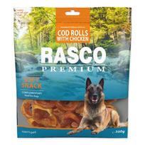 Skanėstas šunims Rasco Premium Rolls, vištiena/menkė, 0.5 kg