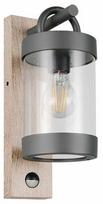 Sieninis lauko šviestuvas Trio Sambesi, 28W, E27, IP44, medienos sp., 12.5 cm x 33 cm