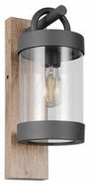 Sieninis lauko šviestuvas Trio Sambesi 204160135, 28W, E27, IP44, medienos sp., 12.5 cm x 33 cm