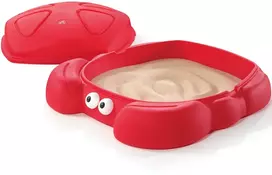 STEP2 Krabų uždara plastikinė smėlio dėžė su dangčiu