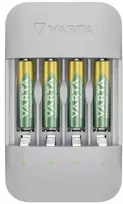 Varta Eco Charger Pro, Nikelio-metalo hidrido (NiMH), Trumpojo jungimo, AA, AAA, 4 vnt., Pridedamos baterijos