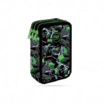 Penalas CoolPack Block, 20 cm x 7.5 cm, juoda/žalia