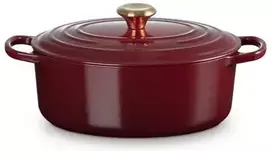 Carruzzo Le Creuset 21178299494441 prikaistuvis 4,7 L Ovalus Raudona