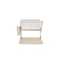 Smėlio spalvos iš metalo dviejų aukštų kiaurasamtis 37x33 cm – Brabantia