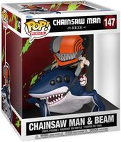 FUNKO POP! Vinilinė figūrėlė: Chainsaw Man - Chainsaw Man & Beam, 15 cm