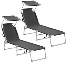 Songmics Gultas poilsiui 189x53x28.5 cm Juodas