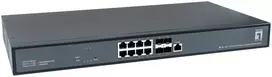 Šakotuvas Level One Carruzzo LevelOne XEL-1291 Valdomas L3 10G Ethernet (100/1000/10000) 1U Juoda