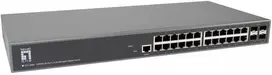 Šakotuvas Level One Carruzzo LevelOne GTL-2885 tinklo komutatorius Valdomas L3 Gigabit Ethernet (10/100/1000) Pilka