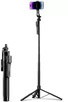 Asmenukių lazda Orico SPM215 trikojis 1/4 colio telefono kamerai su 360 laipsnių sukimu, Bluetooth 5.2 - juodas