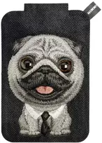 Dėklas Magnetinis piniginės formos telefono stovas Nimmy New Big-Eye Cute Pets 2.0 Dog juodas