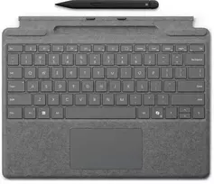 Microsoft Surface Pro Klaviatūra w/ Slim Pen, QWERTY, English, Touchpad, Microsoft, Surface Pro 10 Surface Pro 9 Surface Pro 8 Surface Pro X, Juodas