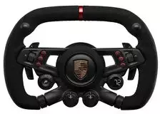 Fanatec CSL Elite Porsche Vision GT Steering Wheel, Suede, OLED Ekranas, 310 mm Plotis – Juodas