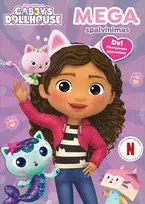 KNYGA Gabbys Dollhouse. Mega spalvinimas