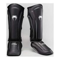 Venum Stealth Shin Guards - Black/White