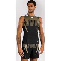 Venum Adrenaline Sleeveless Rashguards - Black/Sand