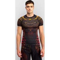 Venum Quetzal Fury Short Sleeve Rashguard - Black/Fury Red/ Tangerine