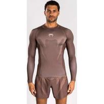 Venum No Gi Rashguards - Chocolate Brown