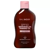 Bali Body - Watermelon Tanning Oil SPF50 - Įdegio Aliejus su Arbūzų Ekstraktu - 100ml