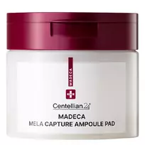 Centellian24 - Madeca Mela Capture Ampoule Pad - Vatos Diskeliai su Šviesinančiu Veido Serumu - 60vnt