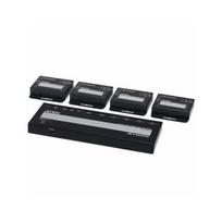 System przekazu sygnału AV Aten ATEN VS1824KIT 4-portowy rozgałęźnik 4K HDMI Cat6 z 4 odbiornikami | 4-Port 4K HDMI Cat 6 Splitter | 4710469348938