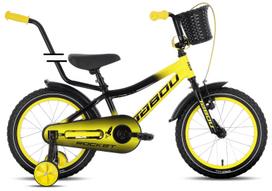 Dviratis Tabou Rocket 16 black-yellow