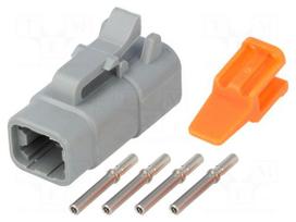 Connector: wire-wire | ATM | plug | female | Size: 20 | 22AWG÷16AWG | 7.5A