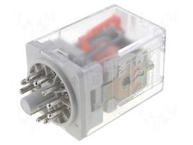 Relay: electromagnetic | 3PDT | Ucoil: 24VDC | 10A | max.250VAC | PIN: 11