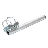 OEM Metalinis vamzdžių montavimo laikiklis Ø38mm L400 Vertikali 02.005