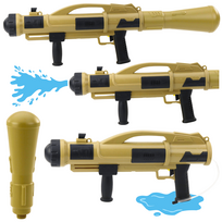 Žaidimų zona | PC | Konsolės | Priedai // Žaislai ir žaidimai vaikams // Pistolet Broń Na Wodę Bazooka Z Pompą 73 cm Beżowa 1100ml