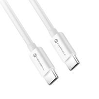 Kabelis Forcell  Cable USB C to USB C Forcell F-Energy QC4.0 PD 5A 100W 3 m C339 white