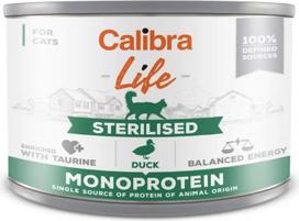 Calibra Cat Life Sterilised Duck - wet cat food - 200g