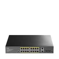 16 prievadų komutatorius CUDY GS1018PS2 (Nevaldomas, PoE)