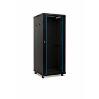 19'' pastatoma komutacinė spinta A2-6627B (27U, 600x600x1405mm, IP20, iki 1000kg, juoda, nesurinkta)
