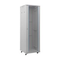 19'' pastatoma komutacinė spinta A2-6818G (18U, 600x800x901mm, IP20, iki 1000kg, pilka, nesurinkta)